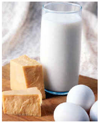 proteinas en la leche y el huevo