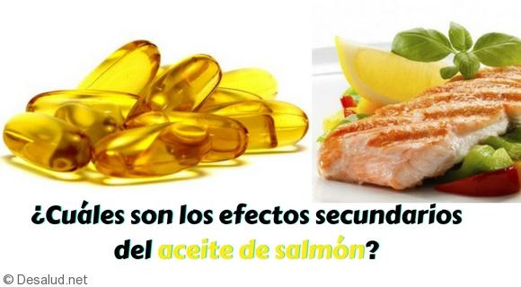 ¿Cuáles son los efectos secundarios o contraindicaciones del aceite de salmón-